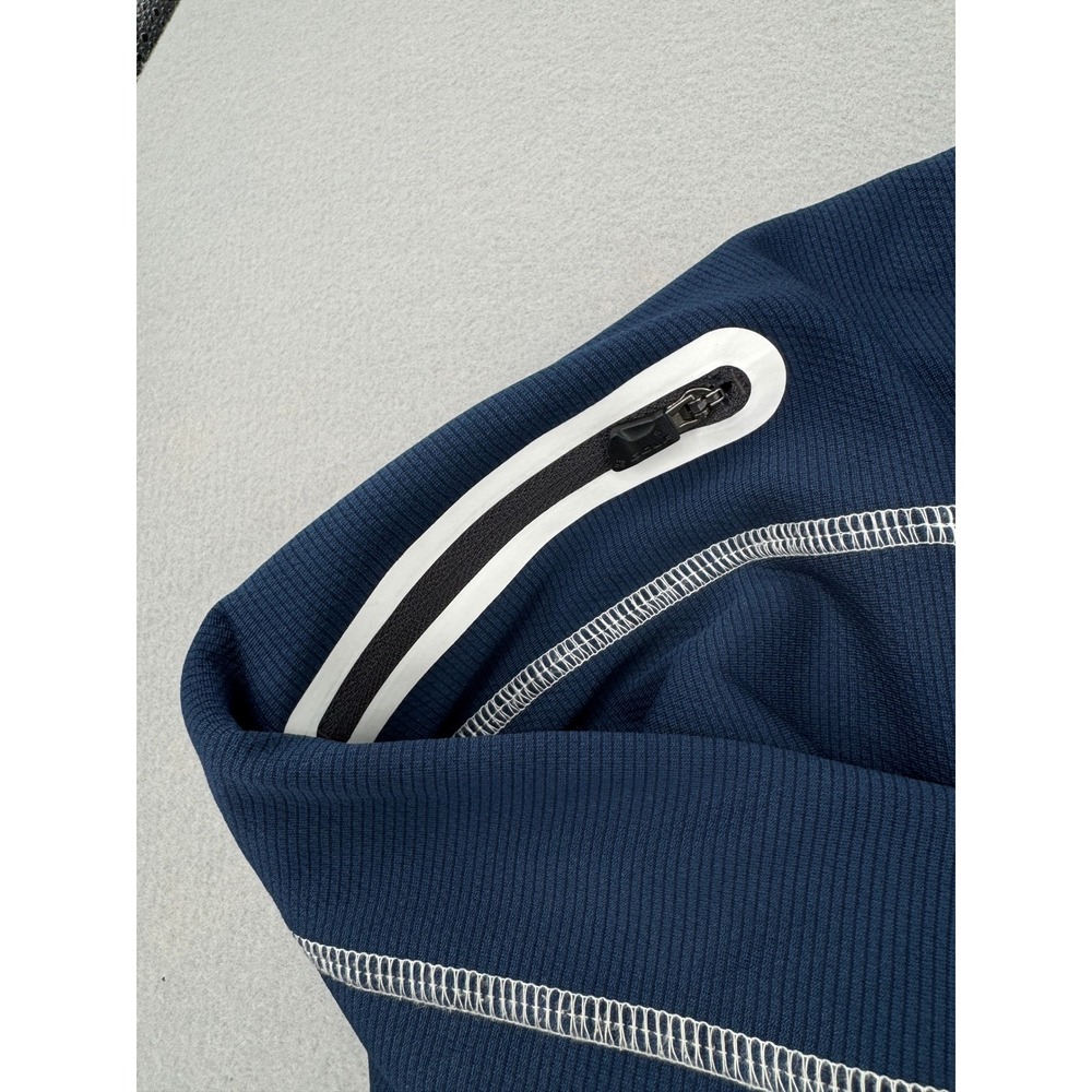 Columbia Golf Auburn Tigers Mens Medium Navy Blue Quarter Zip Pullover Shirt - Picture 6 of 10